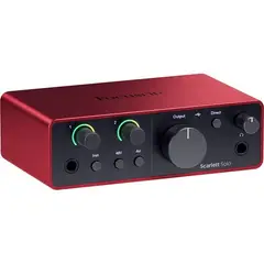 FOCUSRITE - Interfaz de Audio Scarlett Solo 4ta Generación