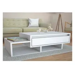 AMUEBLE - Mesa de centro * celina * BLANCO MELAMINA 18MM