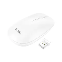 HOCO - Mouse para PC Inalámbrico Modo dual 2.4 G GM15 Blanco De Calidad