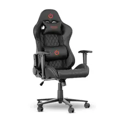 ENKORE - Silla Gamer Ergonomica 2D Negro Bravio GC1002