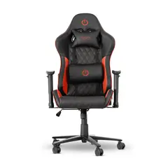 ENKORE - Silla Gamer Ergonomica 2D Rojo Bravio GC1002