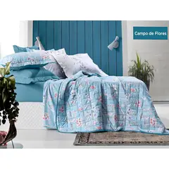 ALTENBURG - Cubrecama + 2 Fundas 100% Algodón Pima 200 Hilos 2 Plazas - CAMPO