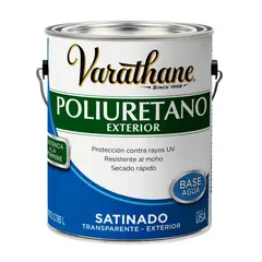 RUST OLEUM - VARATHANE POLIURETANO EXTERIOR SATINADO BASE AGUA 1 GALÓN