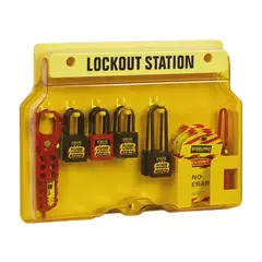 STEELPRO - ESTACIÓN DE BLOQUEO CON TAPA POLICARBONATO