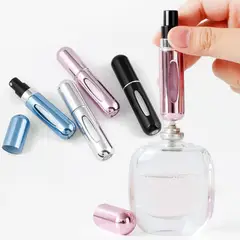 GENERICO - Atomizador dispensador de Perfume Portable 5ml para Viaje Rojo