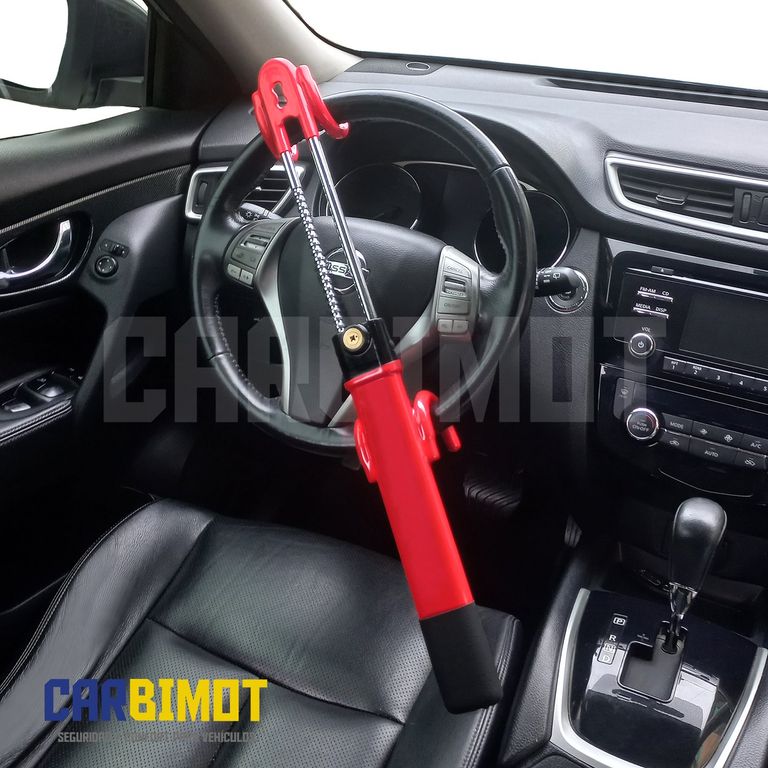 SEGURO DE TIMON VOLANTE ANTIRROBO VEHICULAR.