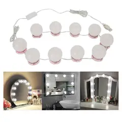 OEM - Luces LED para Espejo de Tocador Maquillaje con 10 Focos