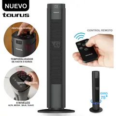TAURUS - Ventilador de torre Babel RC Digital