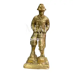 MFAP BRONCERIA Y ANTIGUEDADES - Minero taladrando el piso de bronce