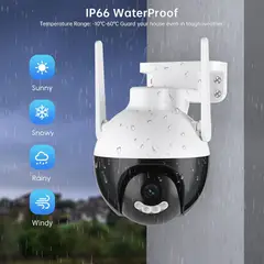 OEM - Cámara Wifi Visión Exteriores Interiores Visión Nocturna 8MP UHD 270°