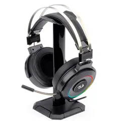 REDRAGON - Audifono gamer H320RGB-1 Lamia 2 black con luz rgb LED