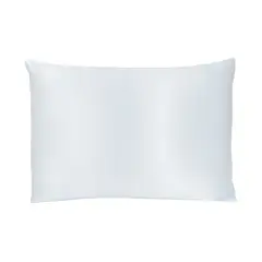 NIENNA HOME - 1 Funda de Seda Tamaño Queen Para Almohadas Color Blanco