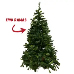 FLORIPA - Árbol de Navidad Verde de 2.40m y 1798 ramos BPIN240