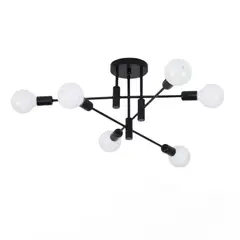 MMDH - Lámpara de techo LED de decoración moderna para el hogar PEA264-Negro