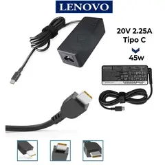 GENERICO - Cargador Laptop Lenovo 20V 2-25A Tipo C 45w