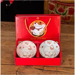 INSPIRA - Juego de vajillas ceramica cuenco de arroz japones