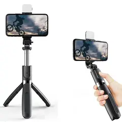 OEM - Palo Selfie Con Flash - Bluetooth Para Celulares y Camaras - 1 Metro