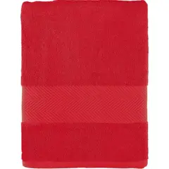GENERICO - Toalla de baño 550 gr - Rojo