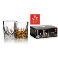RCR - Set de Vasos OPERA X 06 piezas 30 cl. WHISKEROS