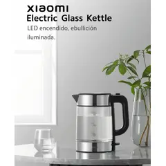XIAOMI - Hervidora Eléctrica Glass kettle 2200W - Negro