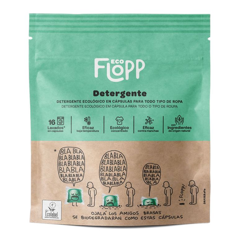 Detergente ecológico 16 cápsulas