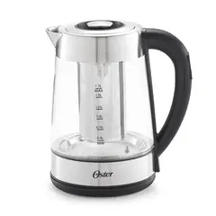 OSTER - Hervidor eléctrico de vidrio con Infusor Oster 1.7 lt BVSTKT8990