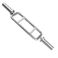 ALPHA GYM - Barra romana Olímpica para pesas y discos Gimnasio