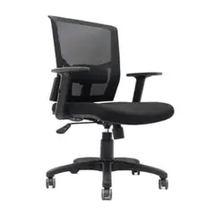 MOBELART - Silla de Oficina Ejecutiva Delphi 1 BN Negro möbelArt