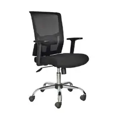 MOBELART - Silla de Oficina Ejecutiva Delphi 1 BC Negro möbelArt