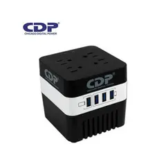 CDP - Estabilizador Ru-avr604i 600va/300w 4 Salidas 4 Puertos USB