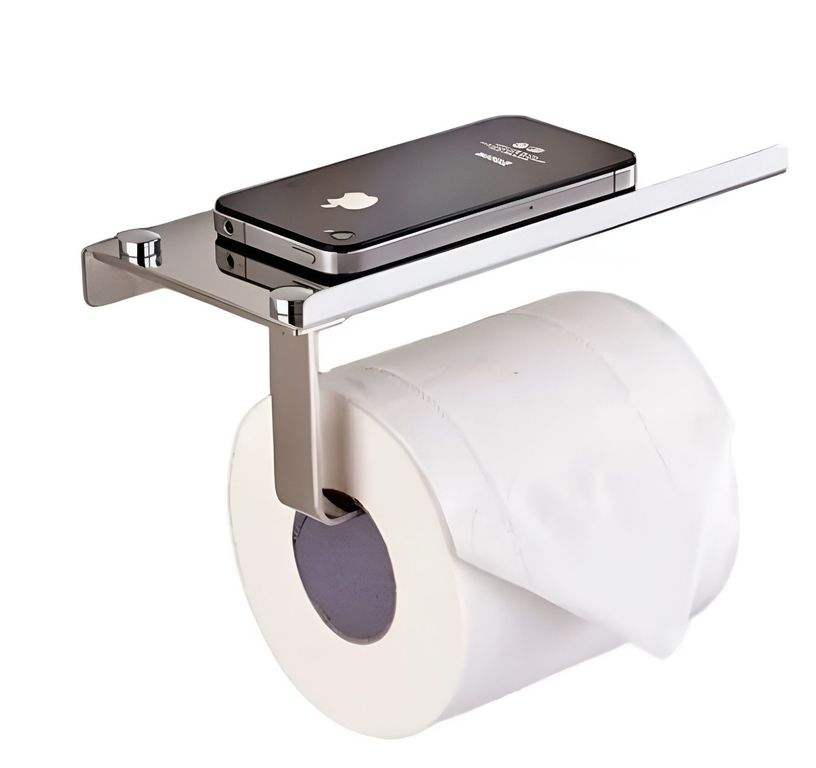 PORTAPAPEL HIGIENICO ACERO INOXIDABLE MULTI-USO SUS 304