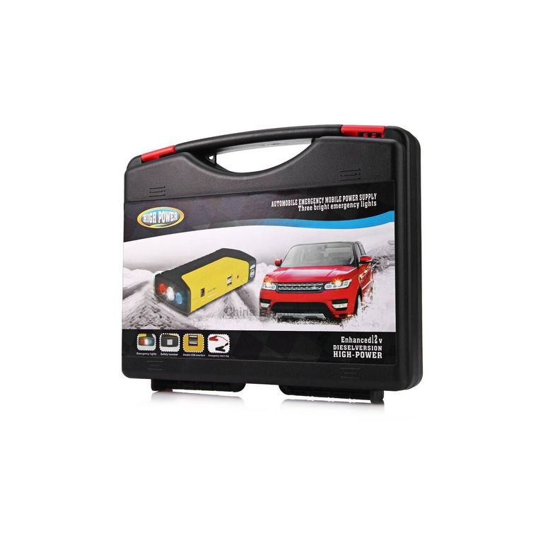 Arrancador Bateria Auto Powerbank Martillo Linterna Cargador
