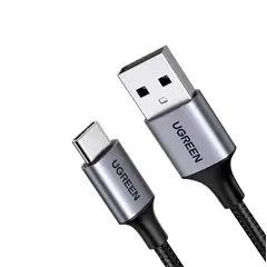 UGREEN - Cable NYLON Flexible 2m Usb 2.0 & Usb-C Laptop Pc Android