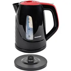 DAEWOO - Hervidor inalámbrico inoxidable negro dek-1308 17l