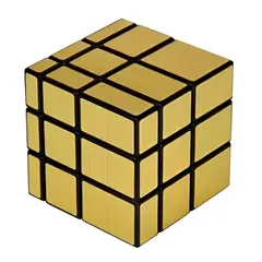 MOYU - Cubo Rubik Profesional Mirror o Modelo Espejo 3x3 Dorado