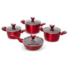 GENERICO - OLLAS ANTIADHERENTE FINEZZA FZ-X1708M ULTRAGRANITO 8 PIEZAS