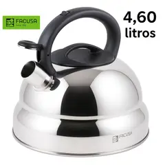 FACUSA - Tetera Acero Inoxidable de 4.6 litros con Silbador GARANTIA