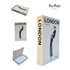 GENERICO - Libro Decorativo Tipo Baúl London