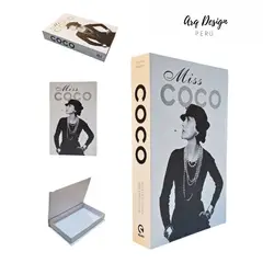 GENERICO - Libro Decorativo Tipo Baúl Miss Coco