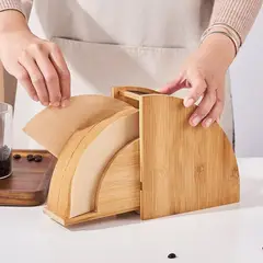 GENERICO - SOPORTE DE FILTROS V60 - MADERA