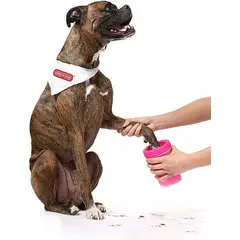GENERICO - Limpia patitas Para Perro - Rosado Large