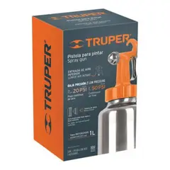 TRUPER - Pistola para pintar de Baja Presión 50 PSI 19000
