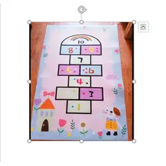 GENERICO - Alfombra tapete didáctico para niños base anti deslizante 80 x 160cm