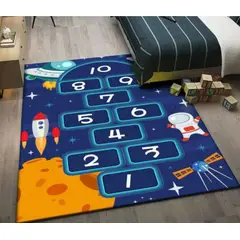 GENERICO - Alfombra tapete didáctico para niños base anti deslizante 80 x 160cm