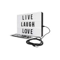 GENERICO - CARTEL PIZARRA DE LUZ LED CON LETRAS