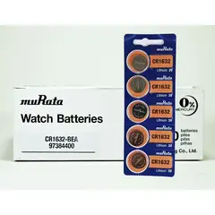 GENERICO - MURATA Pilas Boton CR1632 x 5 PILAS