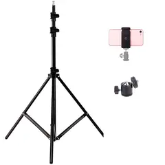 GENERICO - Trípode Celulares Cámaras 210cm Adaptador Celular Y Perno Universal