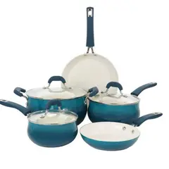OSTER - Juego de ollas Aluminio Forjado Corbett 8piezas