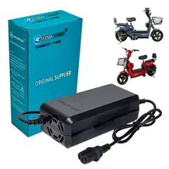 ADVANTECH - Cargador 48V 12Ah Para Bicimoto Eléctrica Bateria Plomo Acid