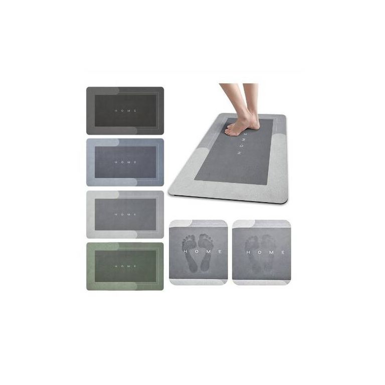 Alfombra absorbente de baño anti deslizante kawaii